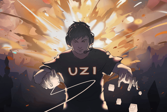 夺冠引发热议！，Uzi在巴塞罗那比赛中重要助攻气势如虹延续